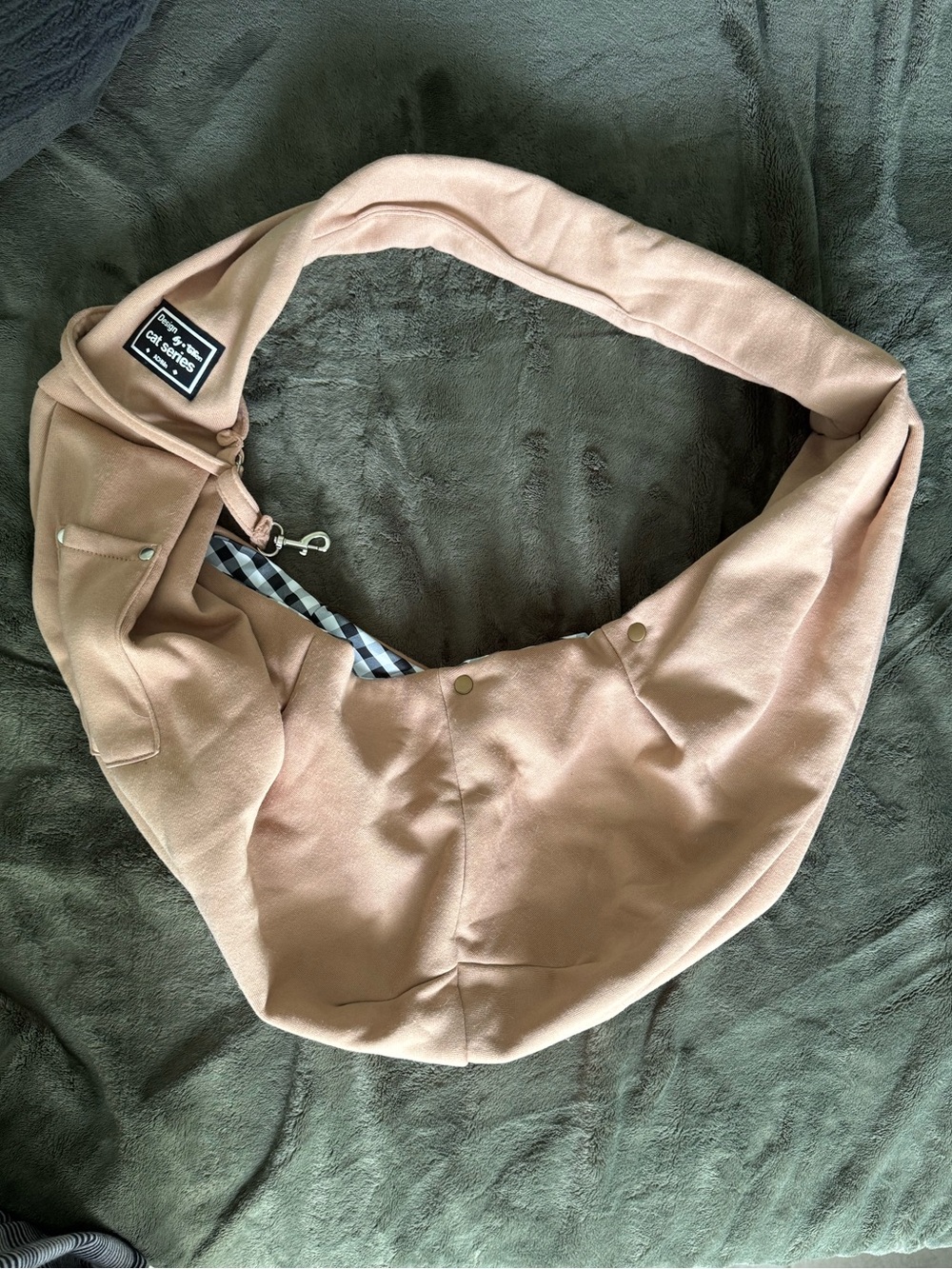 Small Dog Sling Cat Carrier, Crossbody Sling Reversible Pet Bag